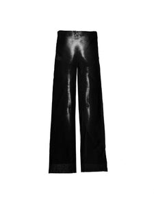 JEAN PAUL GAULTIER - Mesh Straight Trouser Printed Body Dust - AW25 - BLACK SILVER